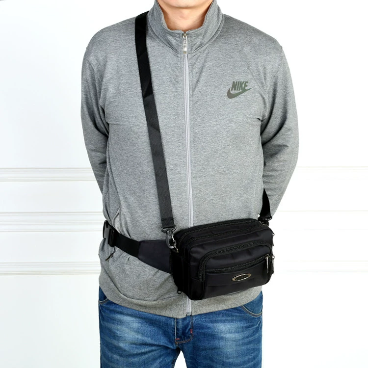 Túi đeo vai nam mới Túi Messenger đa chức năng thời trang túi đôi sử dụng tiền mặt đăng ký túi thể thao ngoài trời