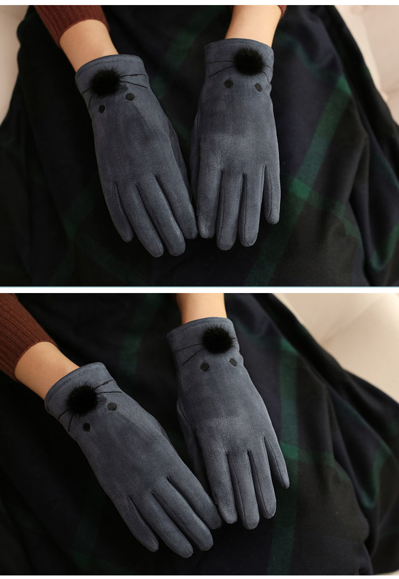 Gants pour femme CHARMING SMILE en Cachemire - Ref 3154105 Image 14