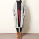 Clearance 2023 winter new style loose slimming retro solid color mid-length woolen coat women's quilted