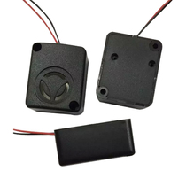 Factory direct square shell alarm high decibel buzzer piezoelectric active DC power on the sound of the car