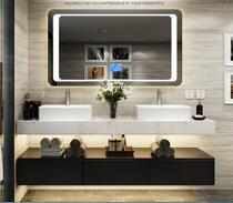 Nordic bathroom cabinet combination simple modern washbasin washbasin washbasin bathroom cabinet smart mirror