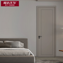 Zhanzhi Tianhua wooden door paint balcony door bedroom door set door door kitchen single door open light luxury DM-006LP