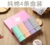 4 phụ nữ tải đồ lót cotton kích thước lớn eo cao sau sinh bụng bằng vải cotton chất béo mm tóm tắt tam giác