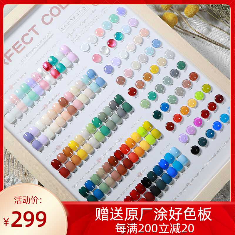 Nail polish glue nail shop special set full set 2022 new high-end nail polish phototherapy nail polish 60 colors 80 colors
