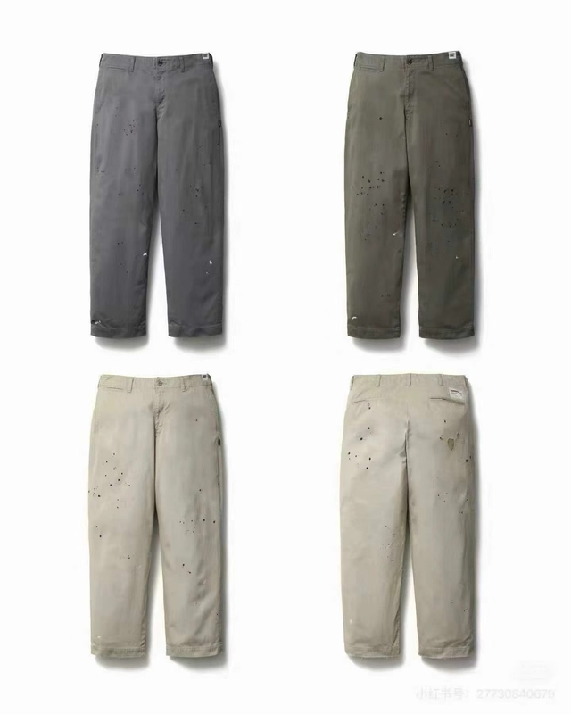 In-Stock Neighborhood Savage Chino Pants Splash-Ink Workwear Casual Pants 26Aw In-Stock Neighborhood Savage Chino Pants Splash-Ink Workwear Casual Pants 26Aw