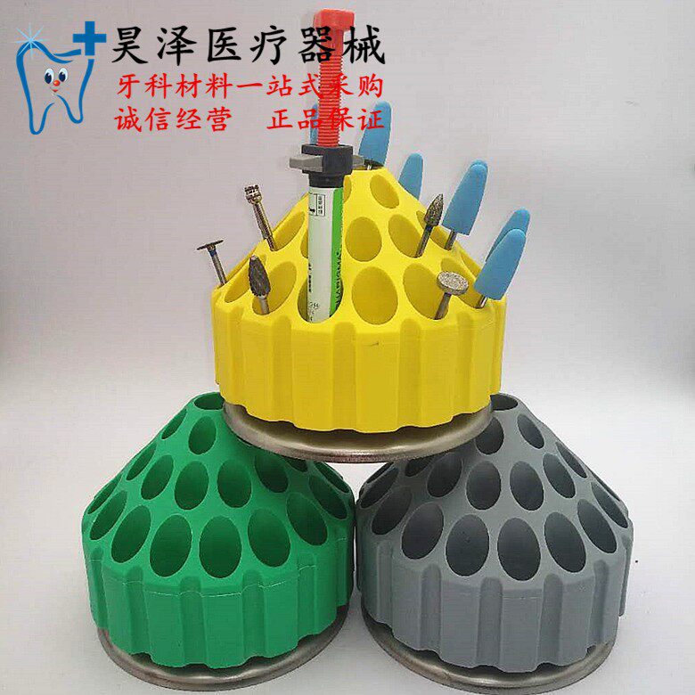 Hardware Small tool containing box grinding head containing box parts box 35 holes 360-degree rotary box special price