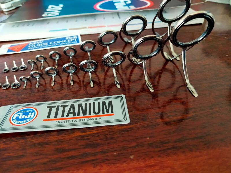 FUJI Fuji T-TCKSG T-KWG titanium alloy SIC Magnetic Ring Road Apole Fishing Boat Fishing