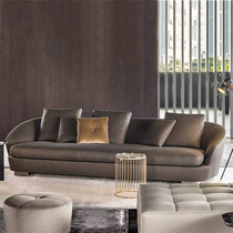 Milotti Jacques the same fabric sofa modern light luxury Italian minimalist special-shaped arc sofa