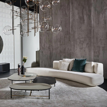 Gallotti radice Italian-style light luxury special-shaped curved sofa imported fabric semi-circular modern simplicity