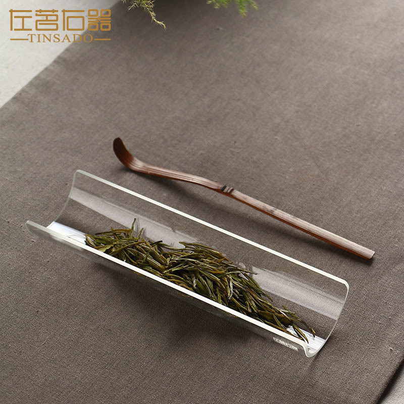 Glass tea, then pure handmade bounty tea Horcha Road Six gentlemen to export Japanese teaspoon Gongfu tea with tea road spare parts