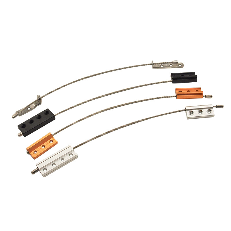 Broken bridge aluminum alloy casement window anti-drop button push-pull window anti-drop device outside window anti-fall safety lock wire rope