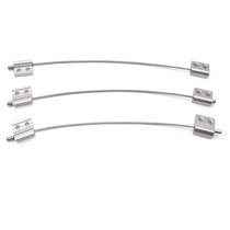 Open broken bridge outside the window aluminum alloy casement window anti-drop buckle push-pull window anti-shedding device oxidation anti-falling lock wire rope