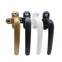 Aluminum alloy plastic steel handle old casement window handle buckle handle handle inside and outside window lock seven-shaped handle window buckle
