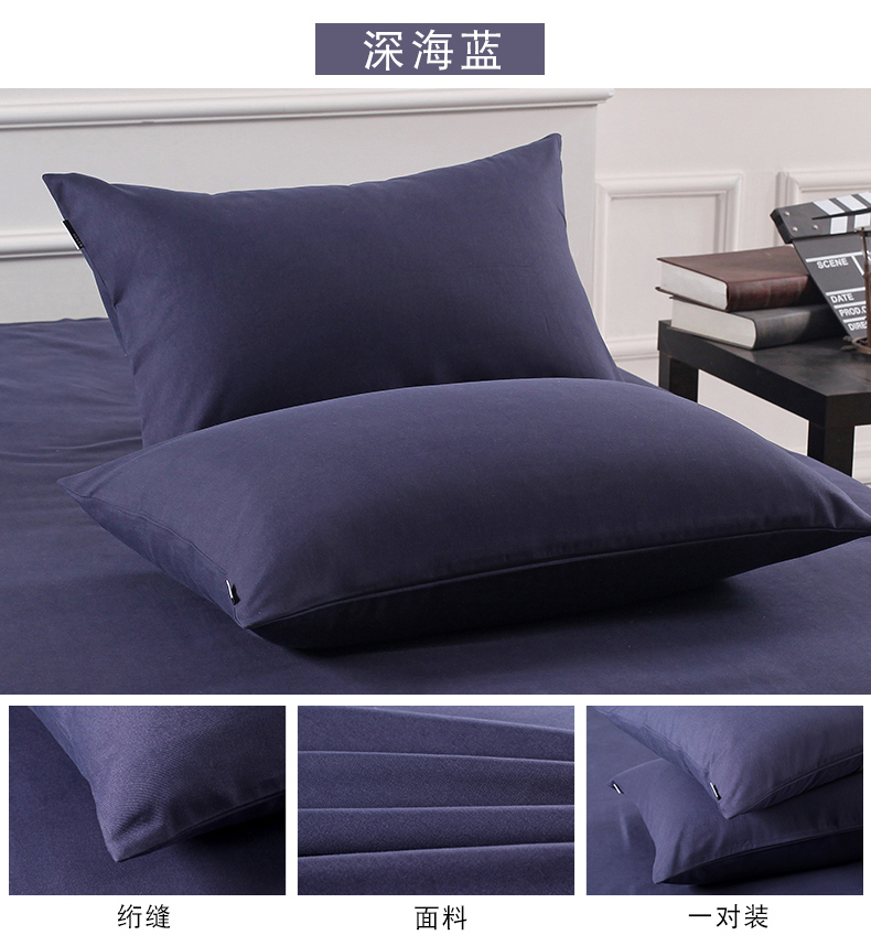 Bắt đầu chà nhám dày ins rắn gối gió một cặp được nạp 48 74cm phòng đơn gối bìa cô gái - Gối trường hợp gối ngủ