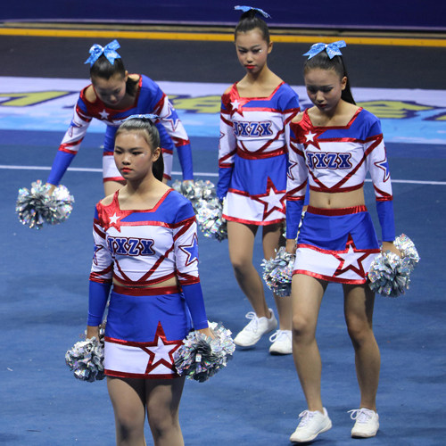 New products ordered cheerleading and dress cheerleading women's art Gymnastics Suit Athletic bodysuit Children's male