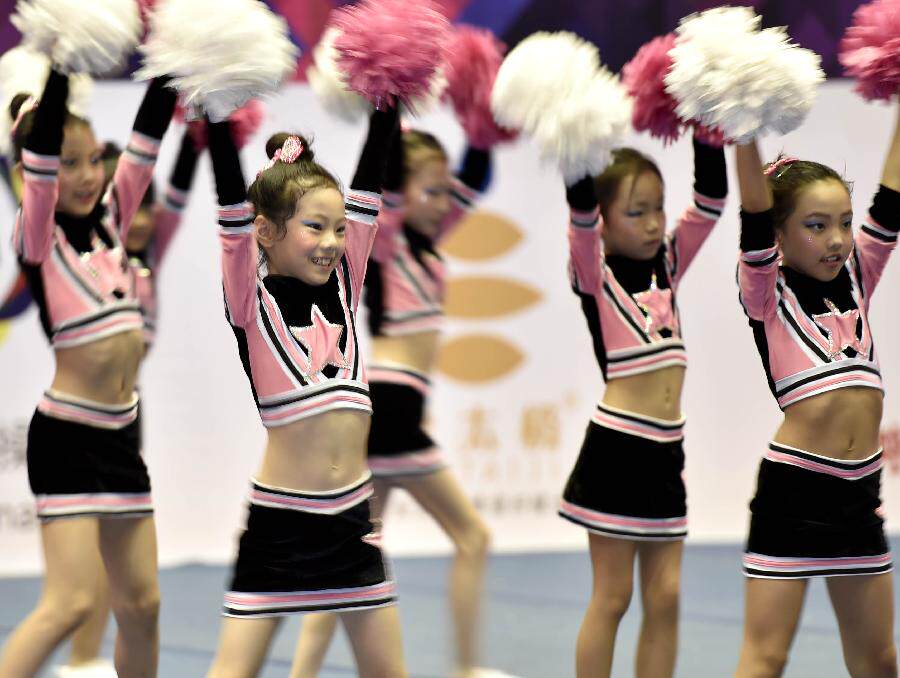 Set up for competitive fitness bodybuilding aerobatics, cheerleading, cheerleading, children's new performance to serve a performance suit