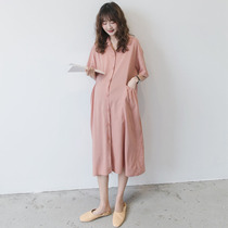 Spring and summer clothes for pregnant women with clothes for a long time a thin section of fashion foreign pregnant womens skirts and summer dress surrogacy