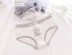 6 包邮 萌萌 猫 腰 腰 Quần yếm cotton tam giác đáy quần cotton cô gái màu trắng xám quần lót nữ triumph Giống cái