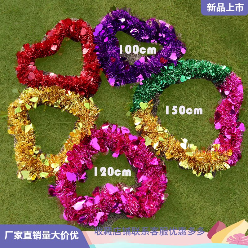 Six - one dance wire loving hard ring steel wire - Opening ceremony props kindergarten students adult wreath