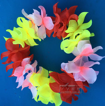 Hawaiian head ring adult children student show elastic business awards Garland accessories bar dance show
