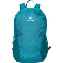 Outdoor Sports Casual Double Shoulder Bag Pure Color Mesh Red Universal Waterproof Soft Breathable Light Travel Spring Tour Folding Bag