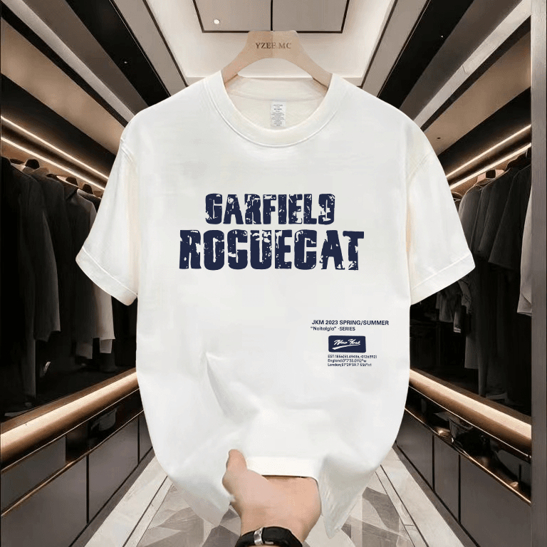 American High-End Trendy Heavyweight Short-Sleeve T-Shirt Shoes Unisex Trendy Brand Large Size Round Neck Personalized Casual Summer Pure Cotton