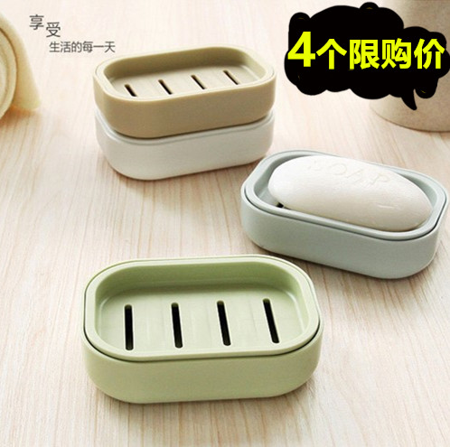 4-pack double-layer drain fat box Powder room creative portable bathroom fat rack incense rack Incense box