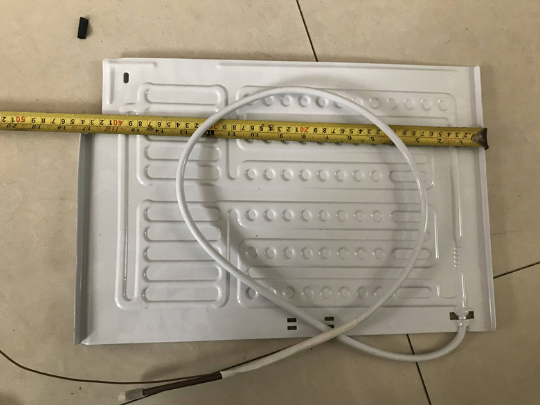 Refrigerator evaporator with capillary radiating aluminium plate thickened display freezer snow cabinet Evaporation Plate 44 * 29 6CM-Taobao