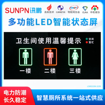 Office office toilet toilet toilet Usage Status Prompt Automatic induction ID card Cross-floor synchronous display