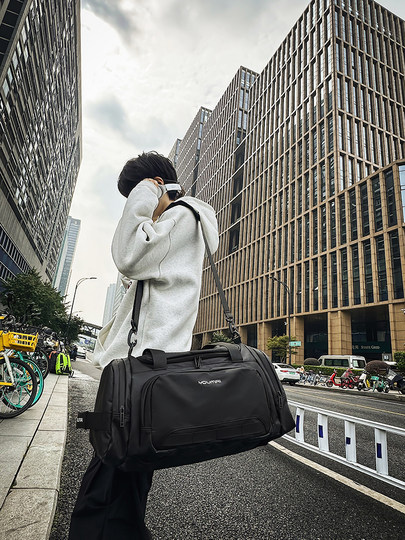 Men's large-capacity travel bag, short-distance business trip, multifunctional handbag, dry and wet separation waterproof backpack, luggage bag