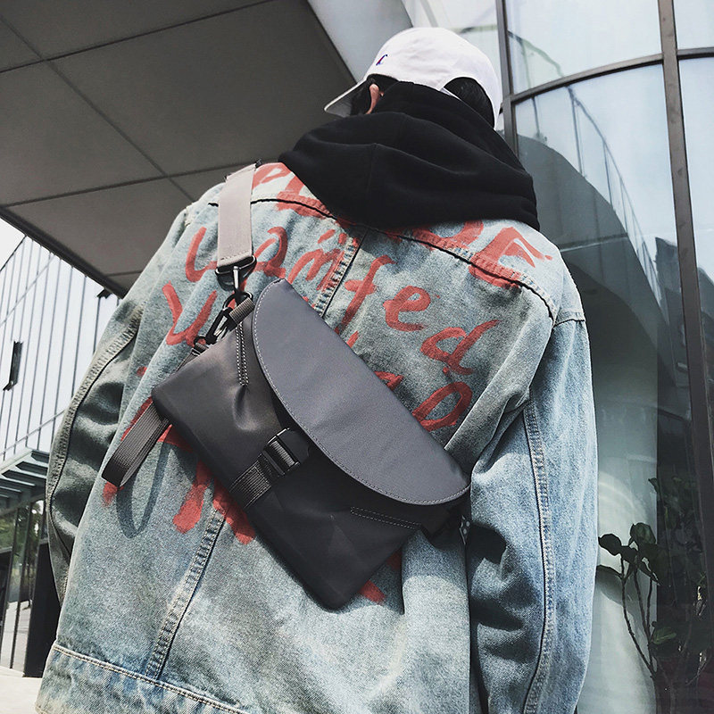 Tuku bag cross-body small bag women's backpack bungee tide brand chest bag hip hop street trend student personality shoulder bag men