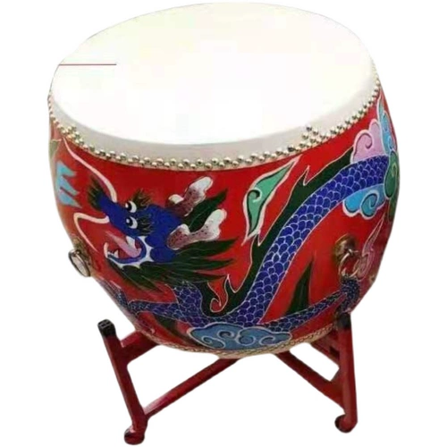 Барабанная барабанная барабанная барабан Китай красный барабан барабан барабан взрослой детский военный барабан и барабан, нарисованный храмовый барабан барабан, барабан