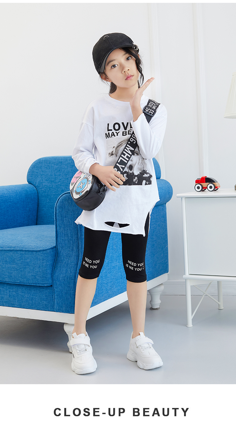 Quần legging nữ mùa hè mỏng phần modal cho bé - Quần quần áo trẻ em xuất khẩu