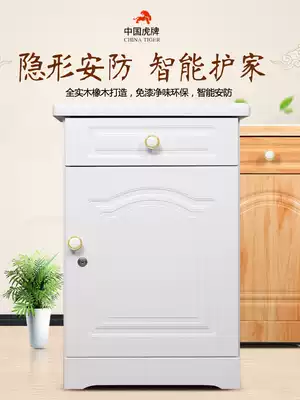 Tiger Card Safe Bedside Table invisible drawer bedside table bedroom safe 67cm home anti-theft anti-skid environmental protection mobile phone remote alarm all steel intelligent safe