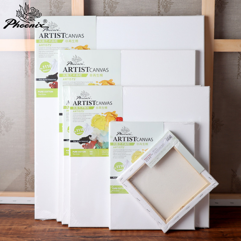 Phoenix Oil Painting Canvas Frame Practice Pure Cotton Fine-Grained Acrylic Oil Paint Finished Canvas Frame Blank Painting Board Inner Frame Solid Wood Phoenix Oil Painting Canvas Frame Practice Pure Cotton Fine-Grained Acrylic Oil Paint Finished Canvas Frame Blank Painting Board Inner Frame Solid Wood