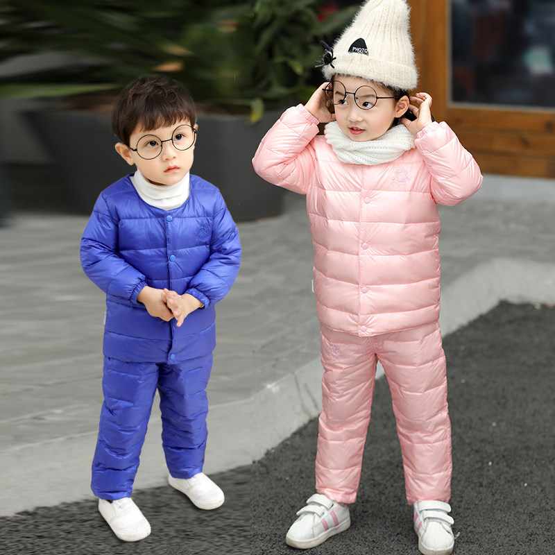 Children's Down Suit 1-3 Years Old Female Down Inliner 2 Infants 4 Boys 5 Girls 6 Winter Clothes