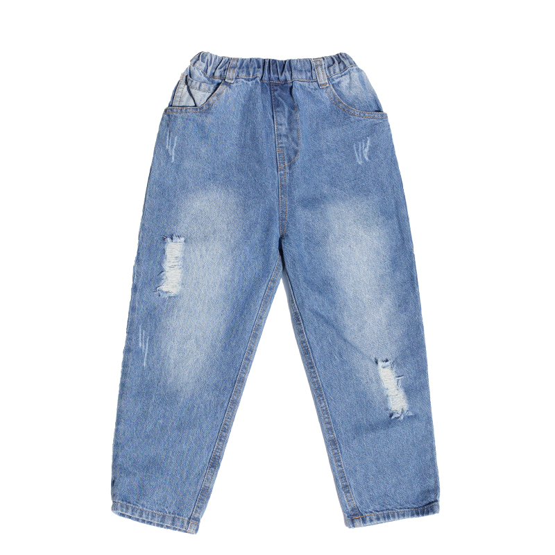 Loss of money clearing boy jeans in big children's pants 2022 Spring and Autumn children's trousers casual men and Korean version tide