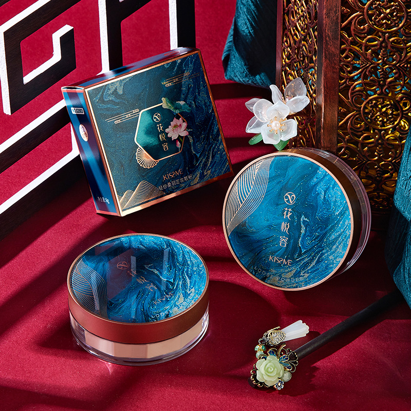 West Sub Flowers Pleasing Air Bulk Powder SILK HONEY POWDER CONSTANT MAKEUP POWDER CONTROL OIL PERSISTENT WATER PROOF DRY POWDER IS NOT EASY TO REMOVE MAKEUP