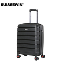 SUISSEWIN pull-bar box universal wheel mute 20 24 inch male and female business den case suitcase big SN8823