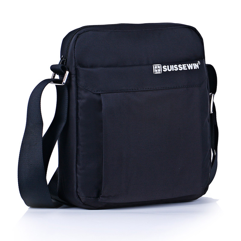 Swiss Army Knife SUISSEWIN Fashion Casual Crossbody Bag Waterproof Nylon Shoulder Bag Small Square Bag SW5052V