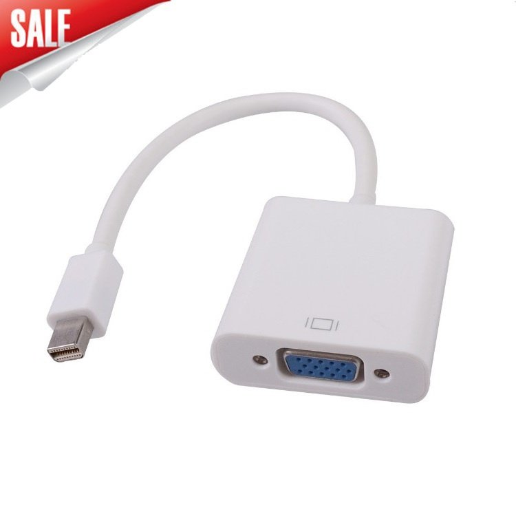 Apple notebook video adapter cable Thunderbolt mini mini DP to vga computer connected to projector slide projector