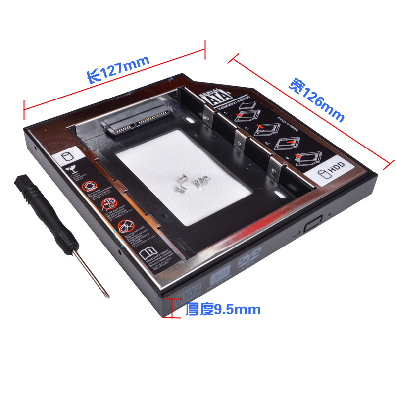 New products Laptop Computer disc Hard disc Aluminium Nursery SATA SSD Solid State AAD Mechanical bracket 9 5 12 7MM