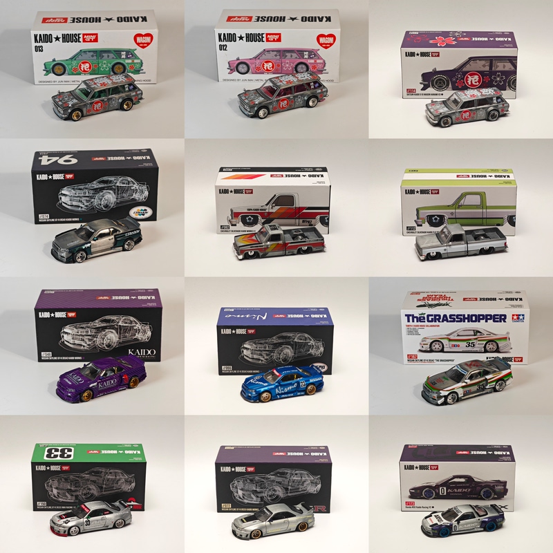 Kaido House Datsun R33 R34 M3 Clear Coat Hidden Edition Collection Alloy Car Model