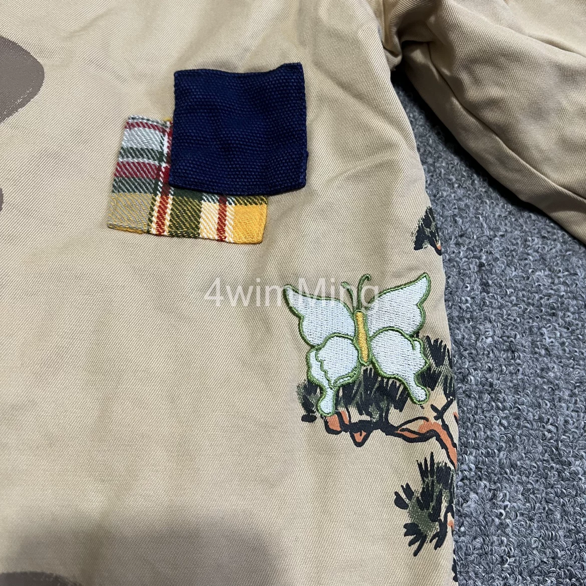 Пиджак с нашивкой в винтажном стиле, вышивка банка Billionaire Boys Club BBC US Aged Embroidery