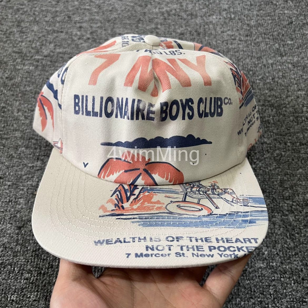 Billionaire Boys Club Ретро пляжная бейсболка, солнцезащитная шляпа