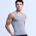 Vest nam tự trồng màu rắn thể thao cotton đáy áo mùa hè thủy triều tập thể dục rào cản thanh niên bông vest áo lót nam siêu rẻ Áo vest