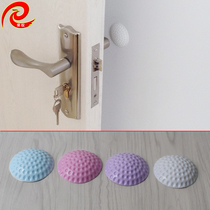 Self-adhesive furniture door handle anti-collision mat behind wall cabinet door anti-collision glue to thicken silent door silent mat