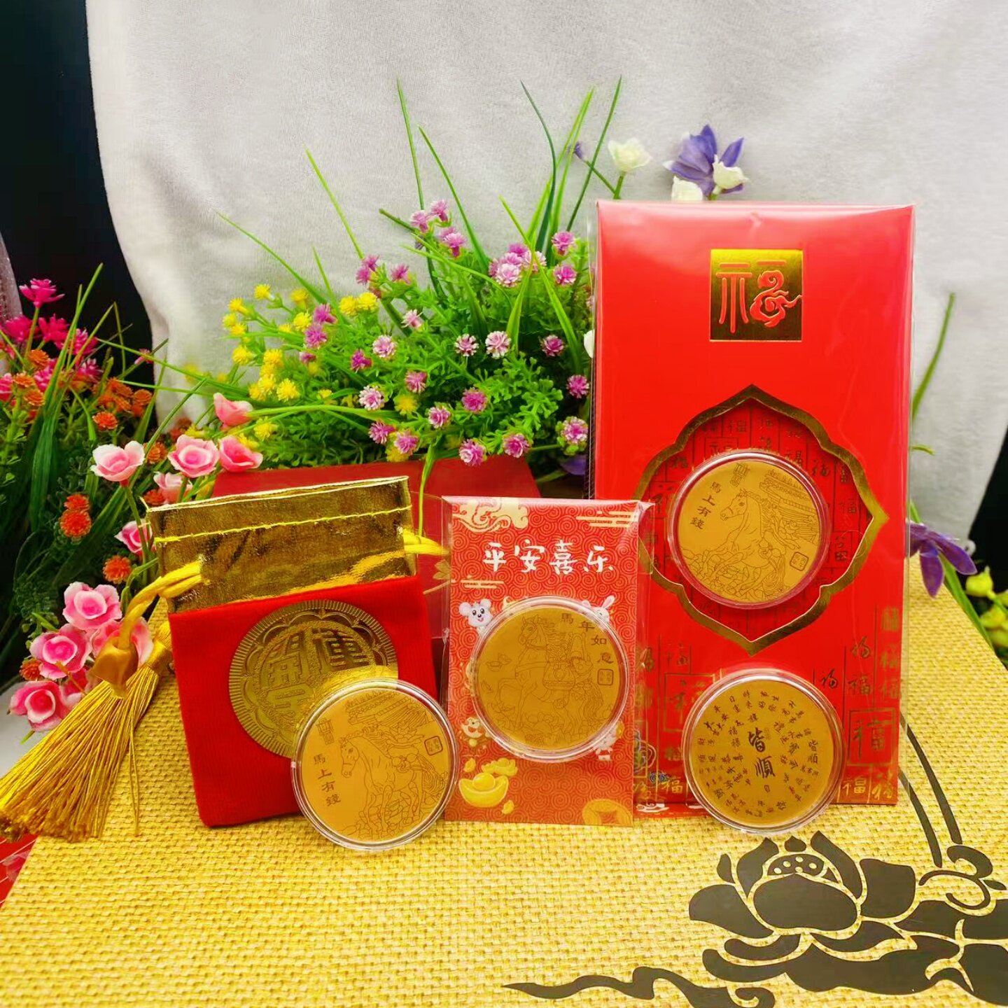 韓國50000韓元紀念鈔塑膠金箔鈔幣創意設計紀念紙鈔收藏品