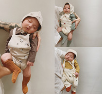 Yuner mother baby baby Autumn Spring and autumn baby long sleeved childrens T-shirt baby base shirt newborn coat