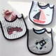 Baby bib bib phim hoạt hình bé nước bọt khăn bông mùa xuân và mùa thu bông không thấm nước sơ sinh - Cup / Table ware / mài / Phụ kiện